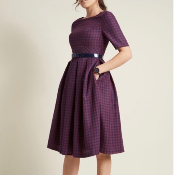 Modcloth Boatneck Dress Size XL - Picture 2 of 7